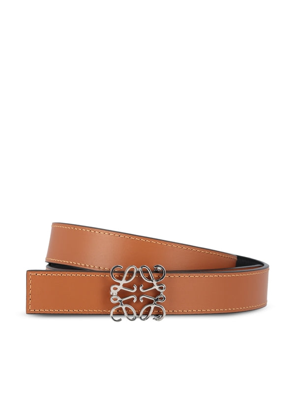 Anagram Reversible Leather Belt