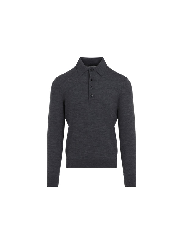 Wool Polo Shirt