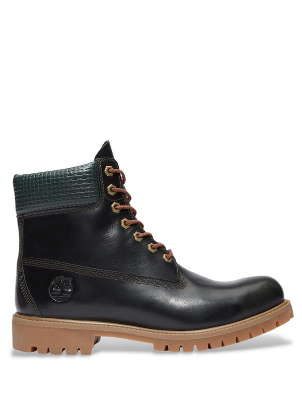 Timberland Black Lace-Up Boots