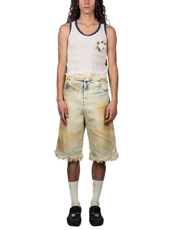 Egonlab Low Edge Denim Shorts