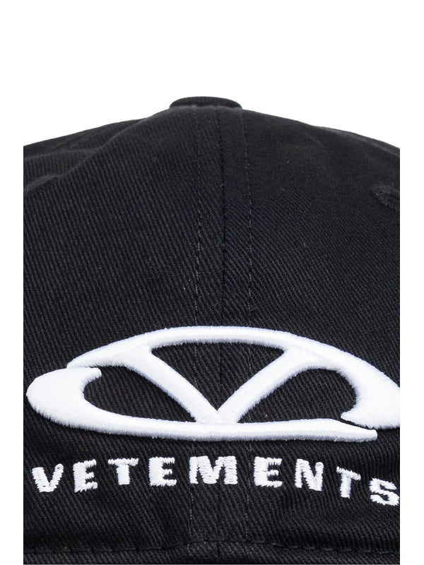 Logo Embroidered Cotton Ball Cap