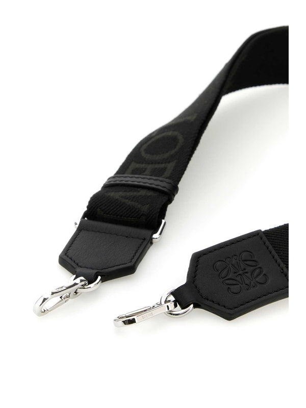 Logo Jacquard Webbing Bag Strap