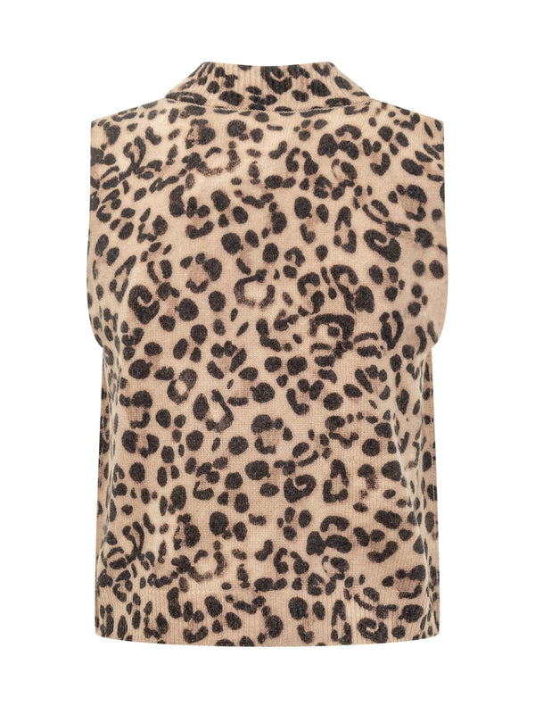 Semicouture Leopard Sleeveless