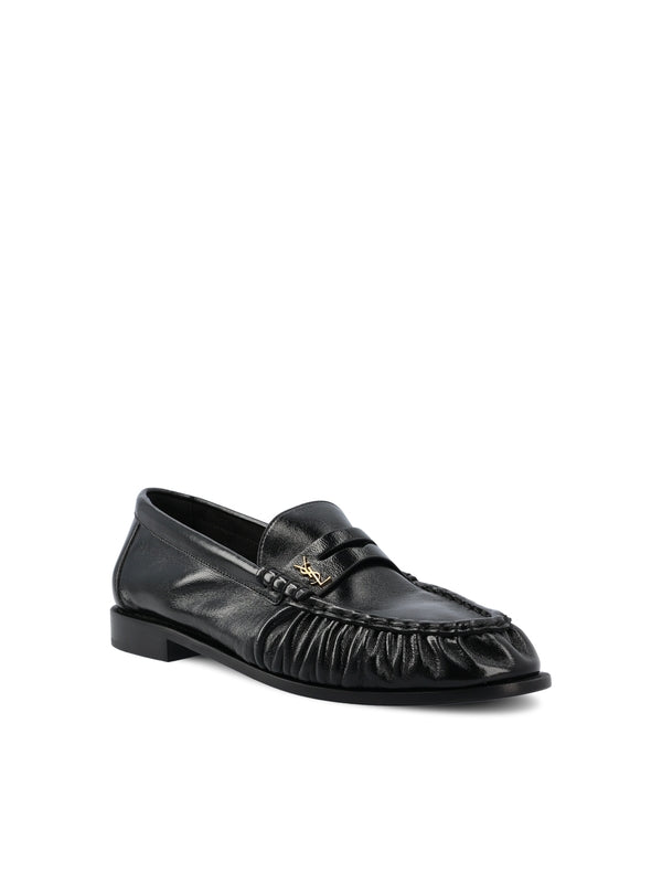 Saint Laurent Black Penny Loafer