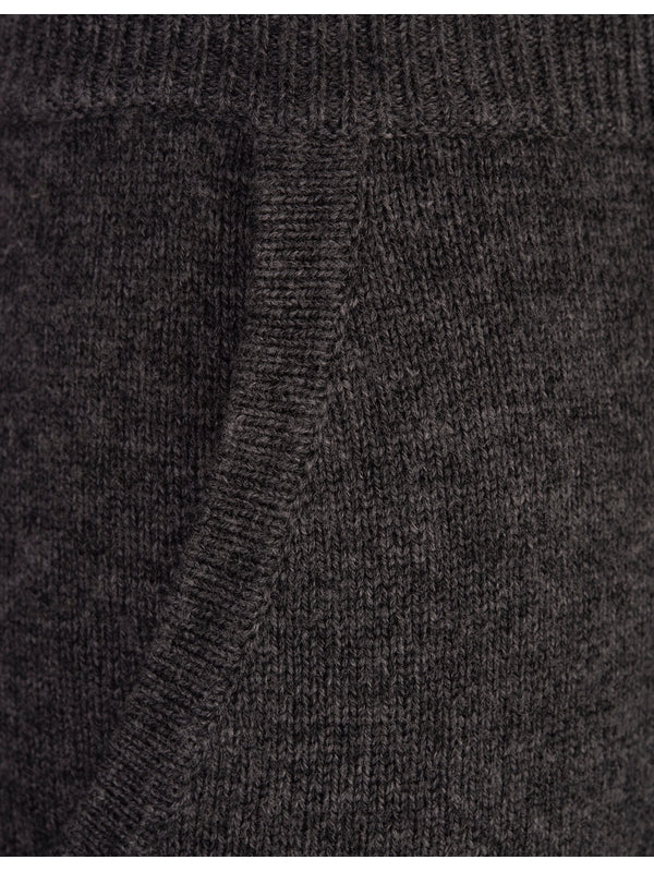 Wool Cashmere Knit Pants