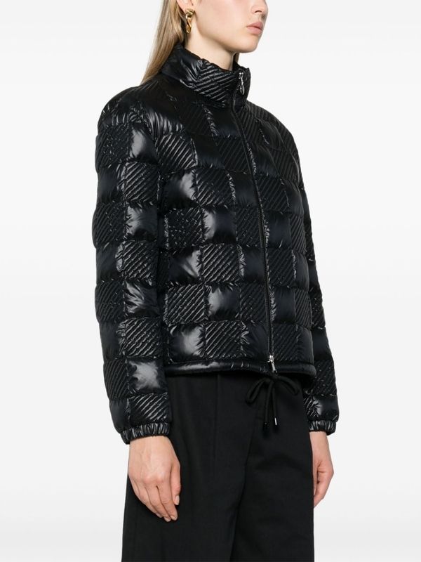 Ancy Quilted Highneck Puffer