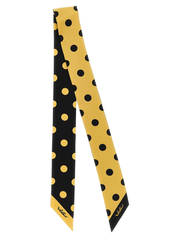 Valentino Yellow Silk Mufflers