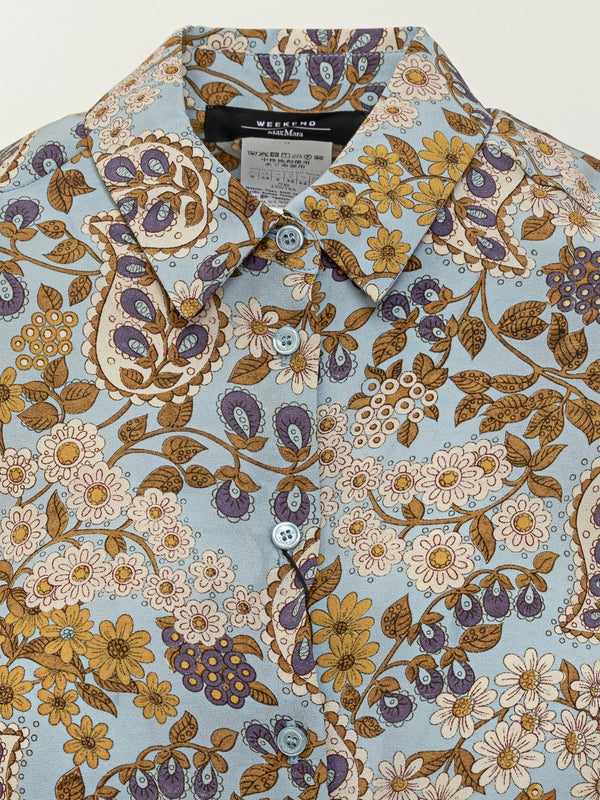 All-Over Print Silk Shirt