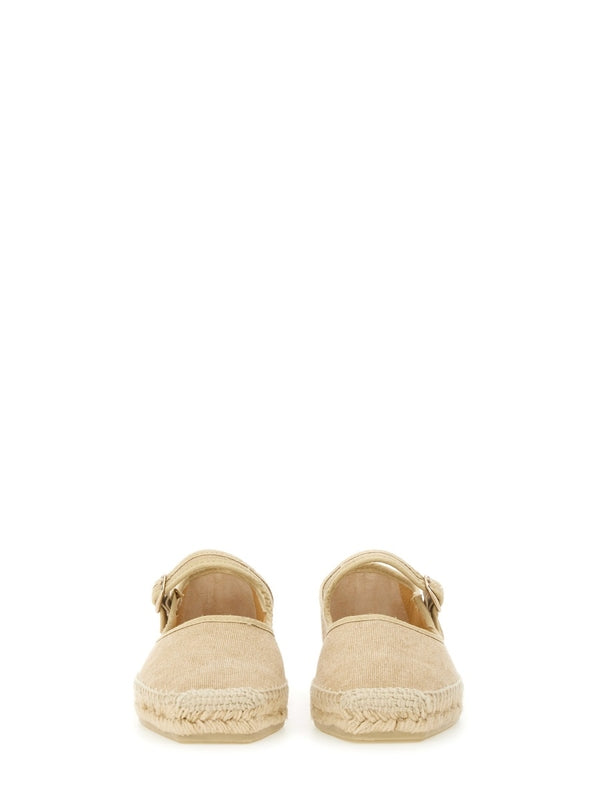 Castañer Beige Flat Shoes