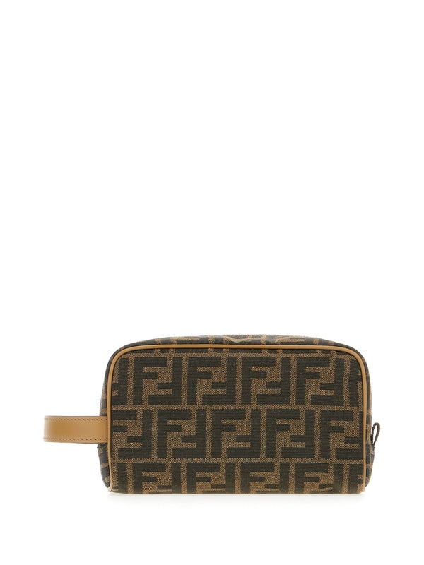 FF Jacquard Strap Pouch Bag