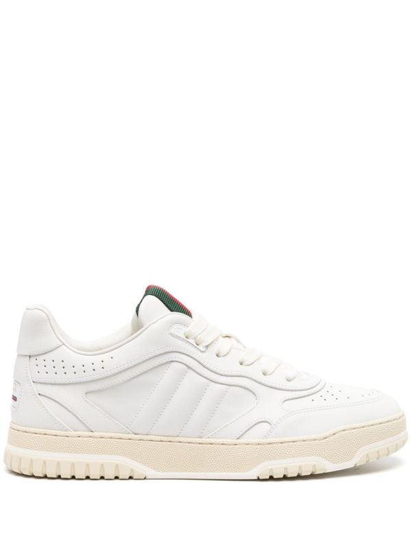 GUCCI - Reweb Leather Low Top Sneakers - Jente