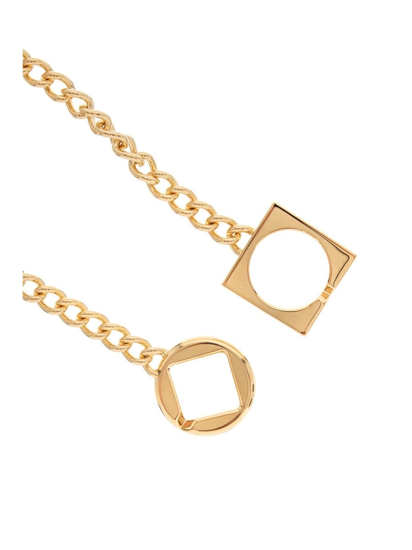 Square Round Chain Necklace