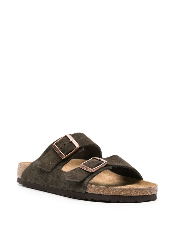 Arizona Buckle Suede Sandals
