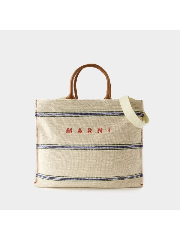 Stripe Medium Canvas Tote Bag