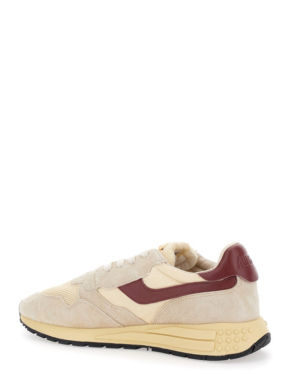 Autry Beige Low Top Sneakers