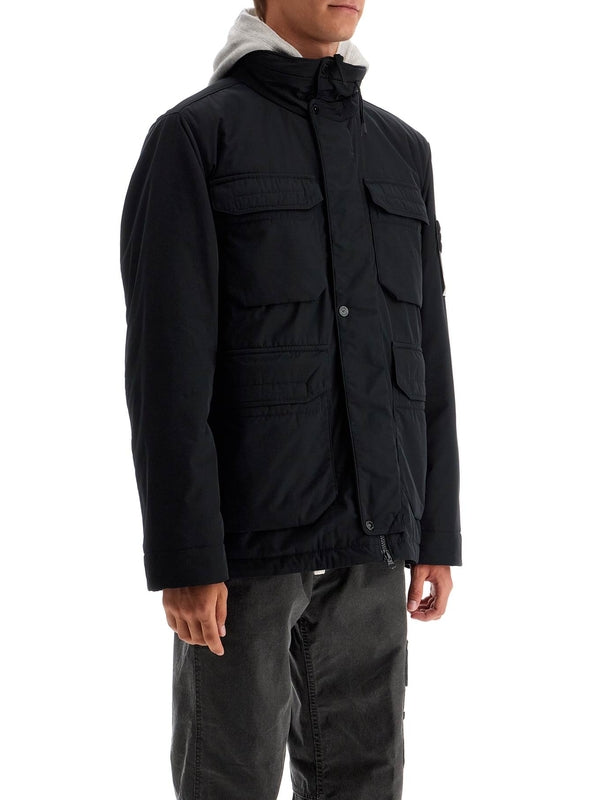 STONE ISLAND - Wappen Patch Multi Pocket Jacket - Jente