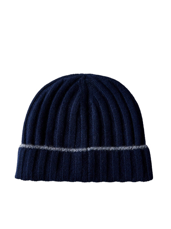 Cashmere Rib Beanie