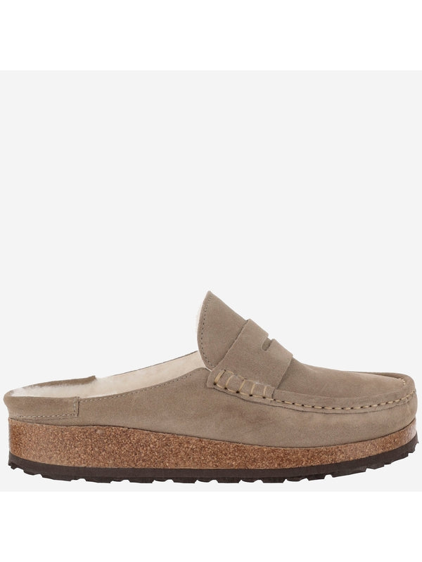 Naples Shearling Suede Loafers