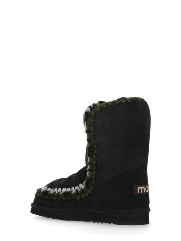 Eskimo Overstitch Suede Ankle Boots