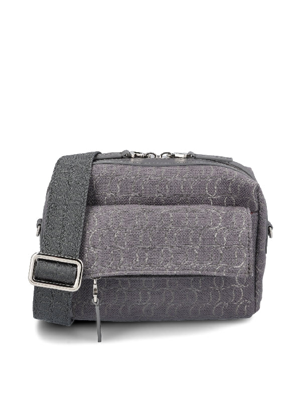 Zip N Jacquard Crossbody Bag