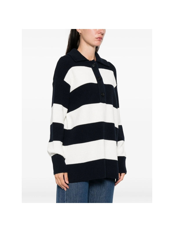 Closed Navy White Knitted