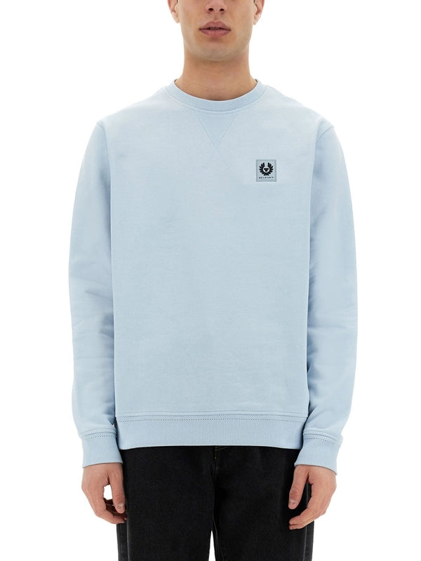 Logo Patch Cotton Sweatshirt
