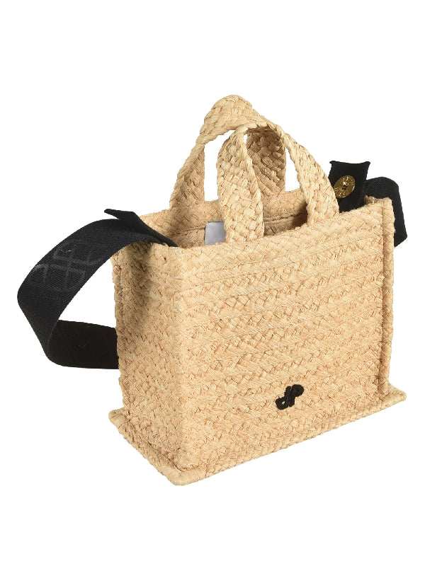 Raffia Small Tote Bag