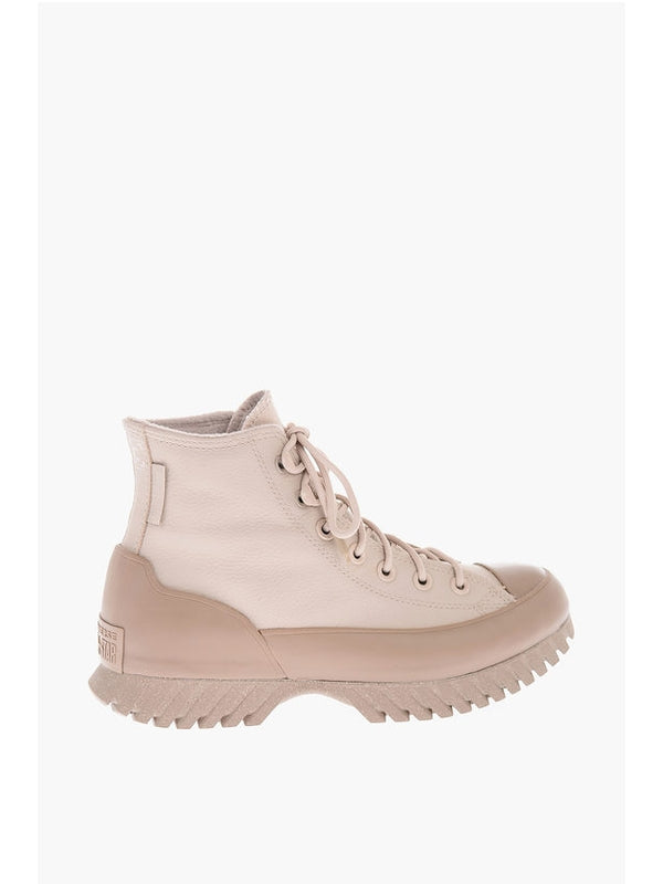 Converse Beige High Top Sneakers