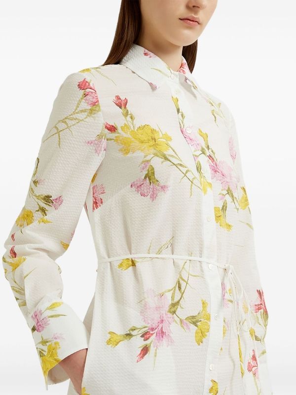 Erdem White Long Dress