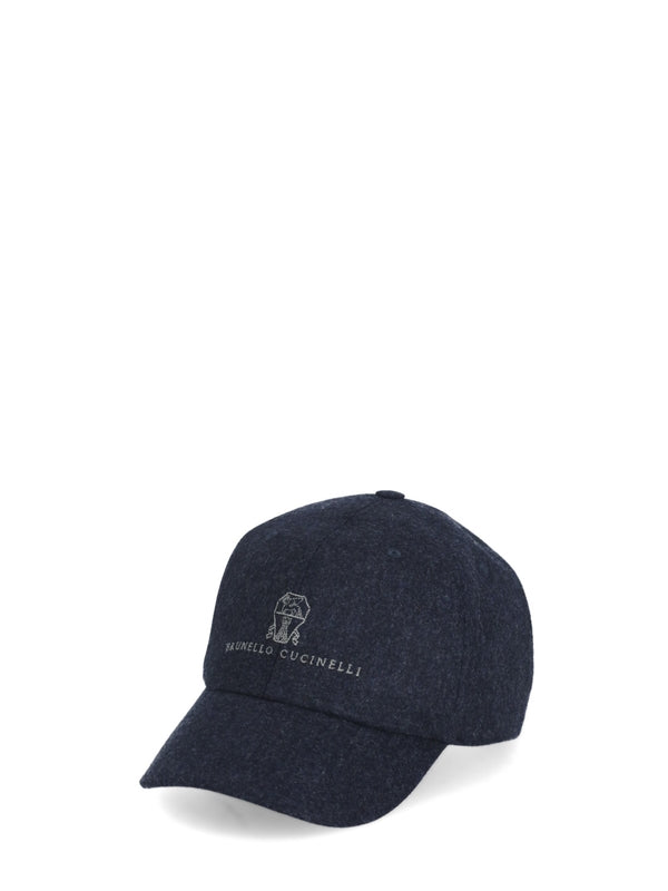 Brunello Cucinelli Hats Blue Cap