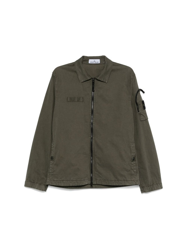 アップリケパッチジップアップ
オーバーシャ​​ツ