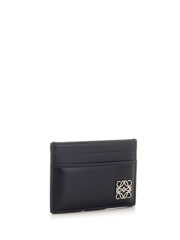 Anagram Logo Leather Card Wallet