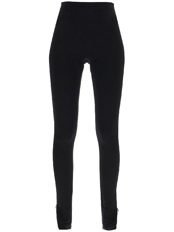 Zip Detail Stretch Leggings - Jente