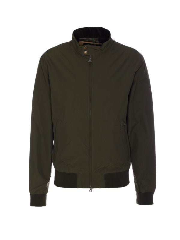 Royston High Neck Nylon Bomber Jacket