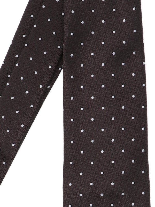 Dot Pattern Silk Necktie