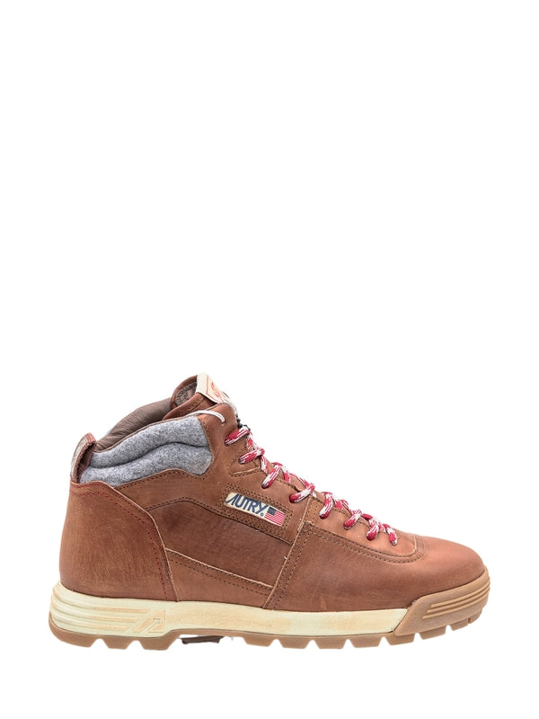 Autry Brown High Top Sneakers