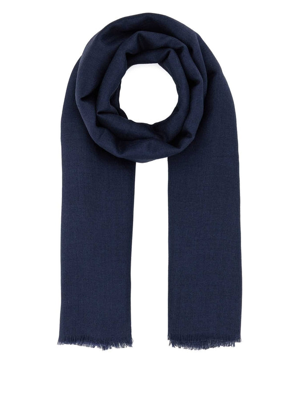 Weekend Max Mara Navy Wool Mufflers