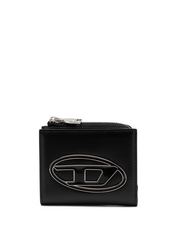 1dr Logo Leather Zipper Wallet