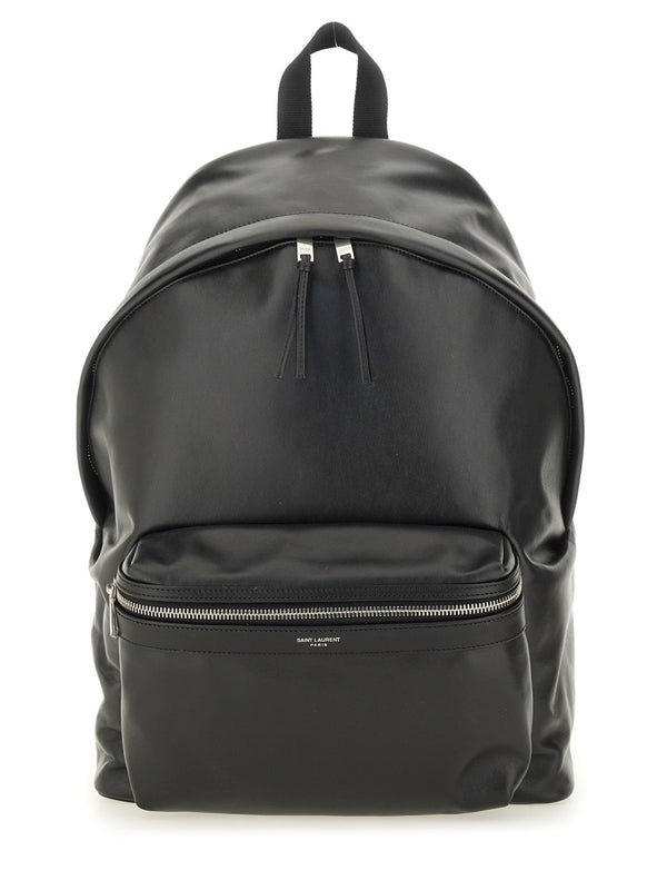 Saint Laurent Black Backpacks