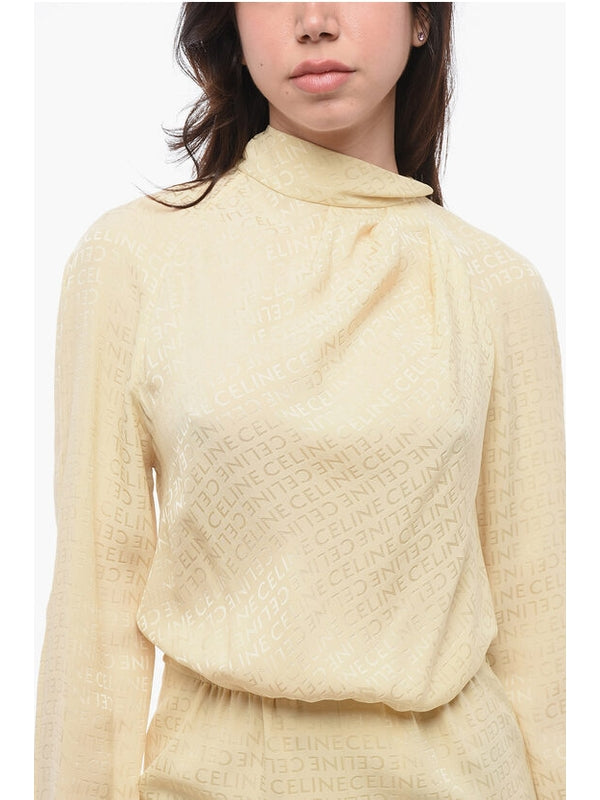 Celine Beige Midi Dress