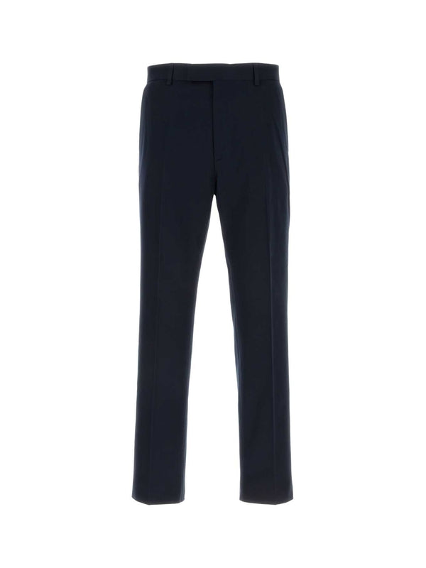 Web Detail Cotton Tailored Pants