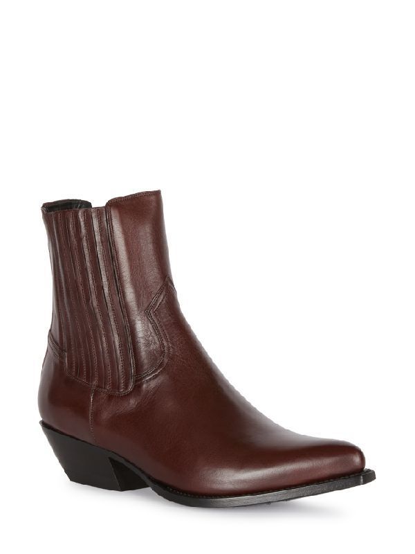 Western Calfskin Chelsea Boots
