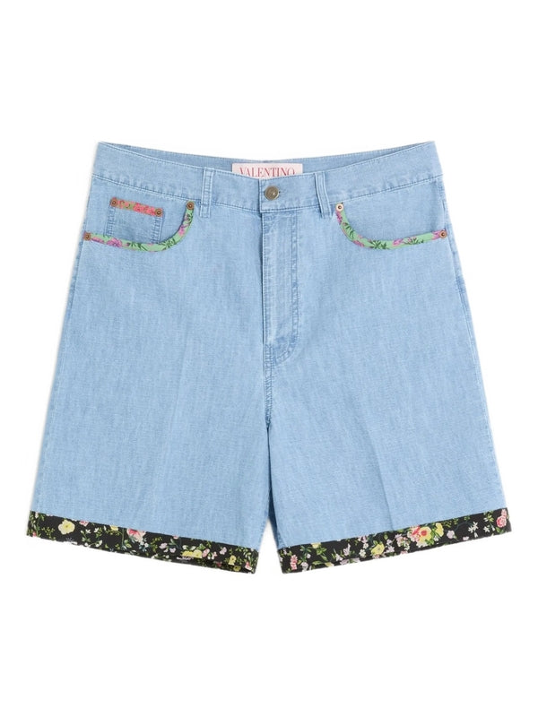 Valentino Sky Blue Shorts