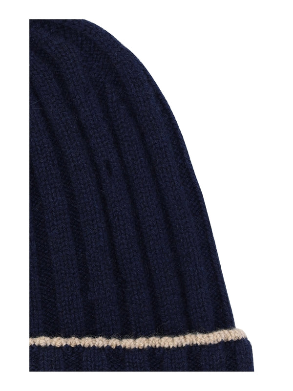 Cashmere Rib Beanie