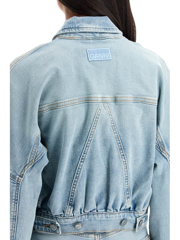 Back Logo Patch Denim Jacket