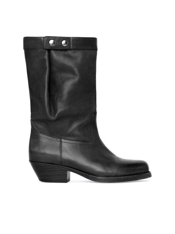 Ademe Leather Ankle Boots