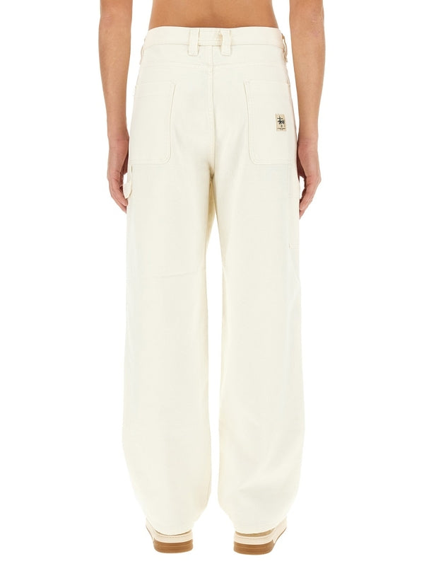 Straight Cotton Pants