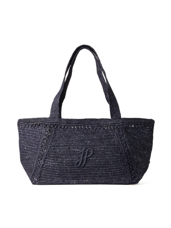 Patou Navy Black Tote Bag