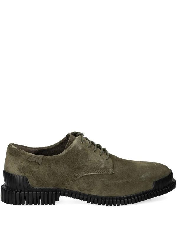 Camper Green Lace-Up Shoes