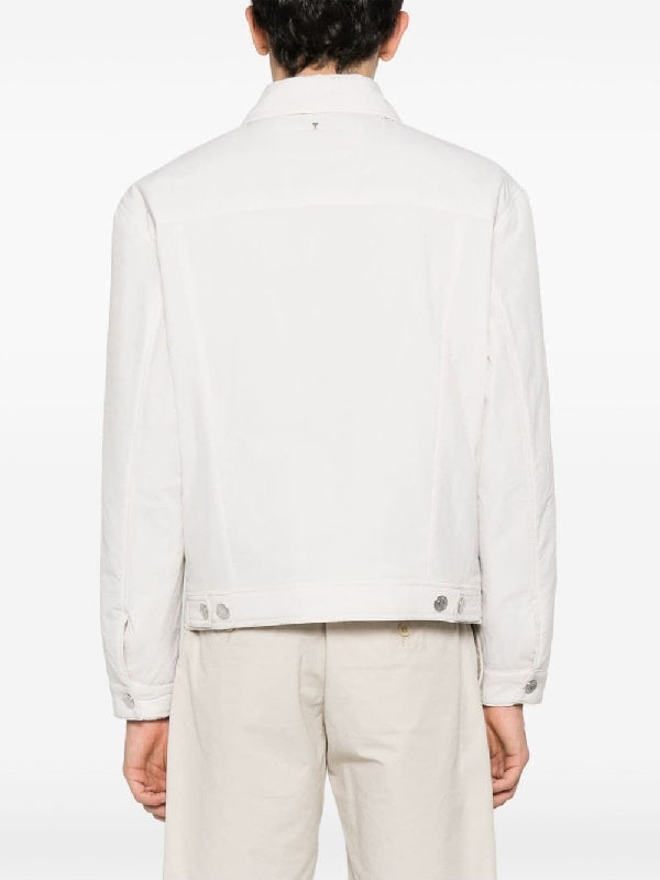 Nylon Padded Trucker Jacket